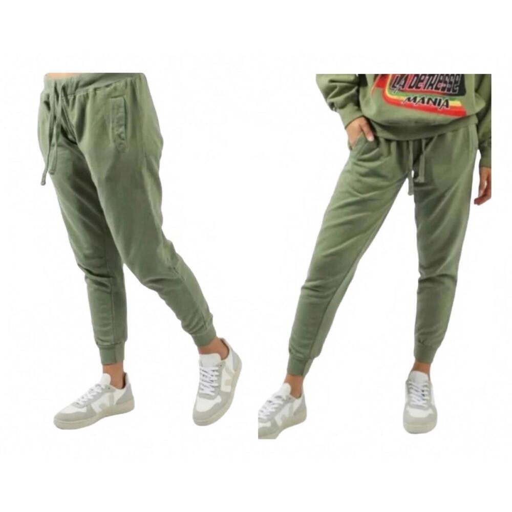 La Detresse “The King Sweatpant”Jogger with Drawstring and Ribbed Cuffs NEW